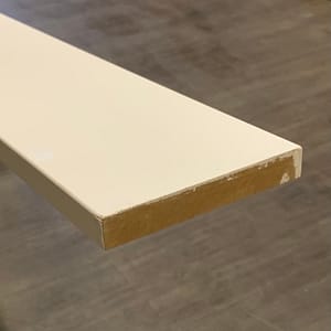 Primed MDF Baseboard 1 by 5-Taiga