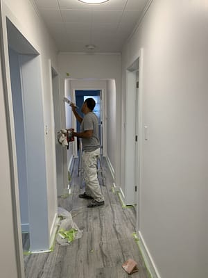 Painting the walls-D&R Renovation