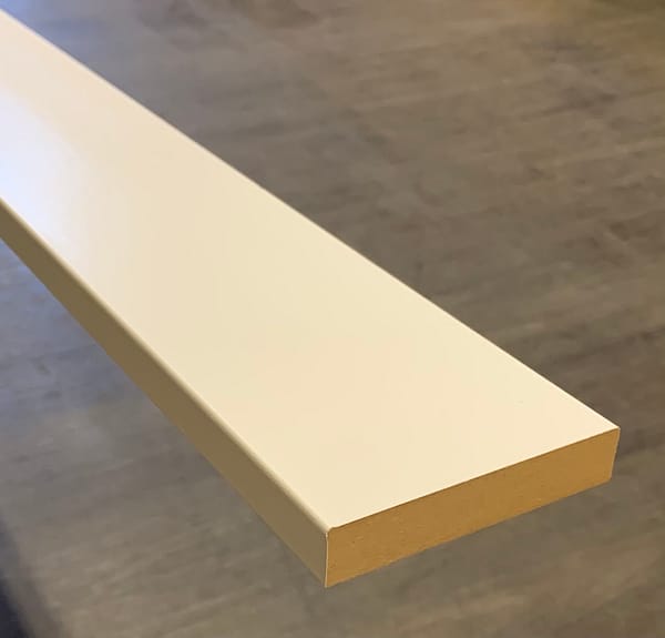 Primed MDF Baseboard 1 by 4-Taiga